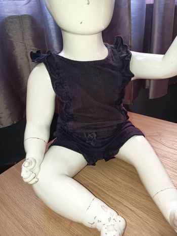 Combishort bleu marine