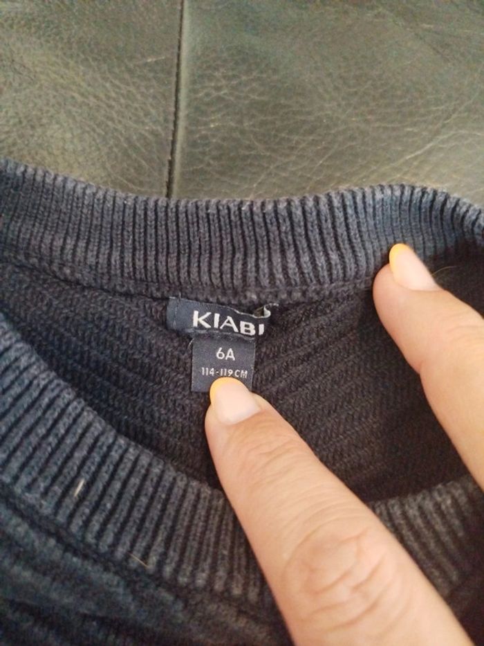 Pull garçon Kiabi 6 ans - photo numéro 2