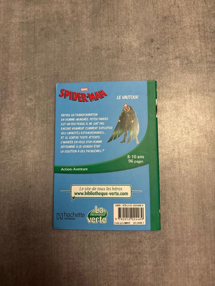 Livre la bibliothèque verte, Marvel Spiderman, le vautour - photo numéro 2