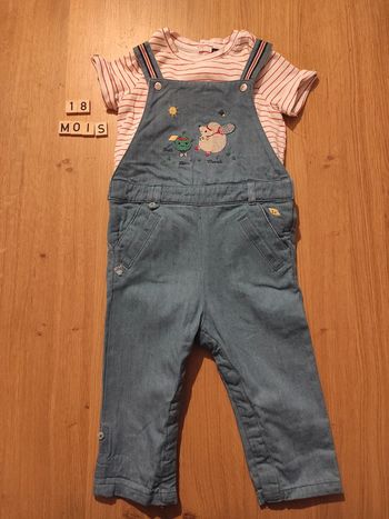 Ensemble Salopette & body Sergent Major