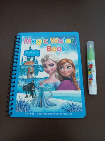 cahier album coloriage magique a eau la reine des neiges des 1 ans
