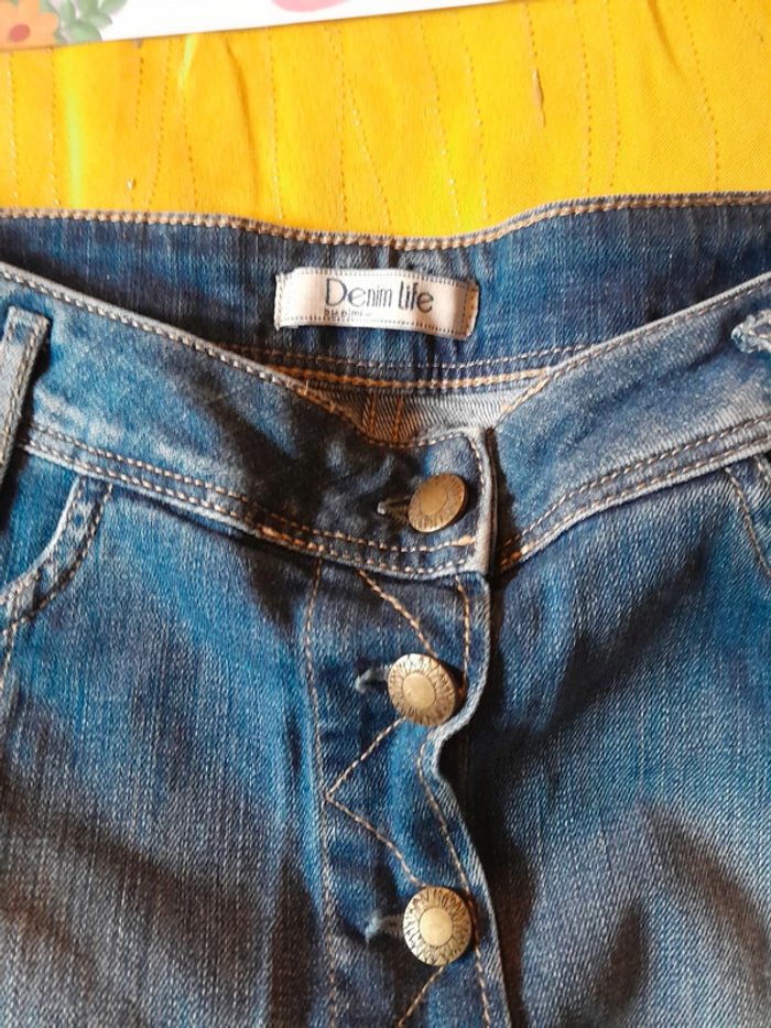 Jupe en Jean Taille 36 / S Pimkie coupe évasée - photo numéro 5