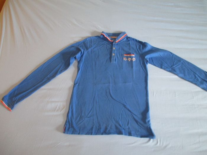 polo manches longues okaidi 14 ans