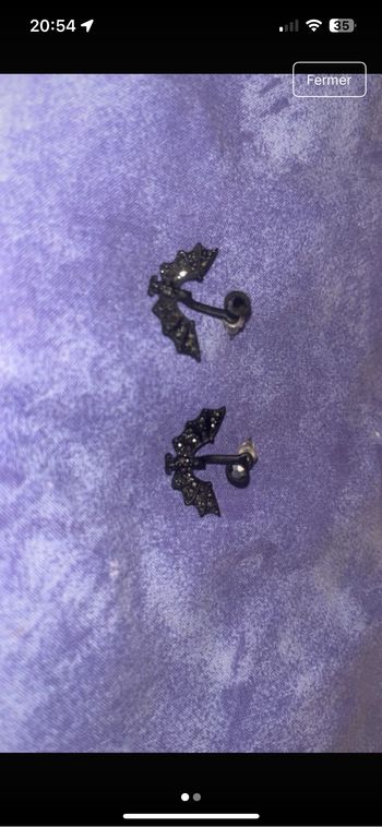 Boucles d’oreilles Chauve Souris Halloween
