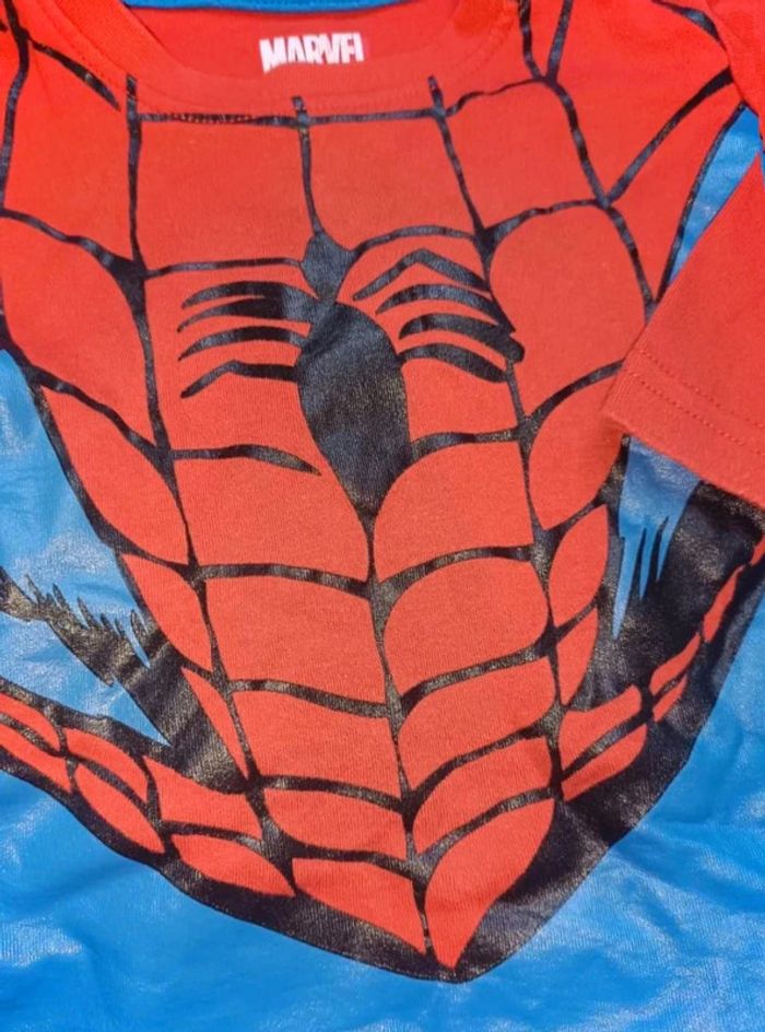Pyjama spider man 6/9 mois 74 cm - photo numéro 2
