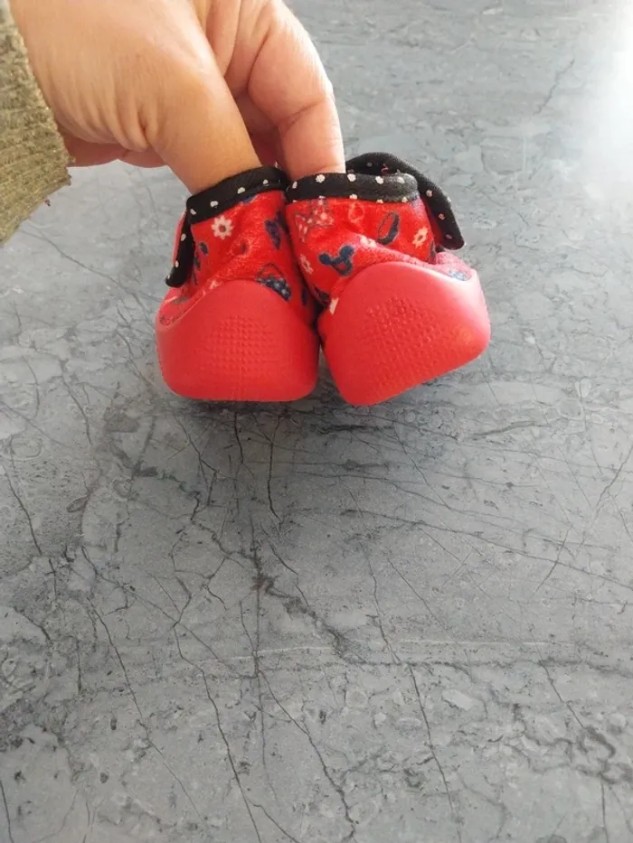 Chausson bébé minnie T.19 - photo numéro 3