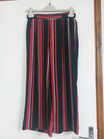 Magnifique pantalon ample à rayures-34 XS