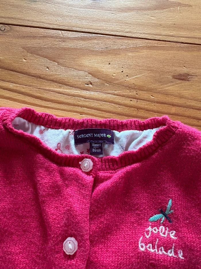 Gilet rose fuchsia - photo numéro 3