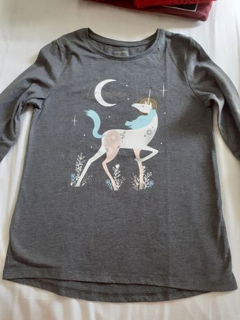 Tee shirt manche longue kiabi