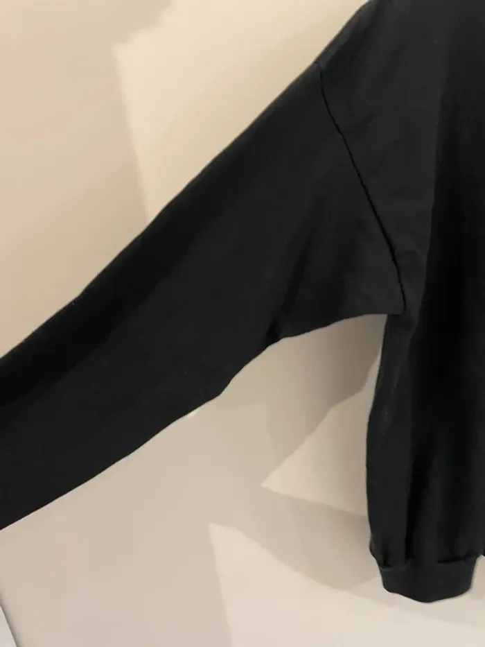 Crewneck plain full black made in USA 🇺🇸 Woman L - photo numéro 4
