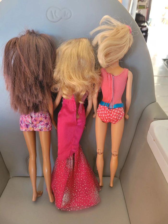 Lot de 3 barbies - photo numéro 3