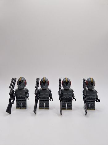 Figurines type lego 4 clones star wars