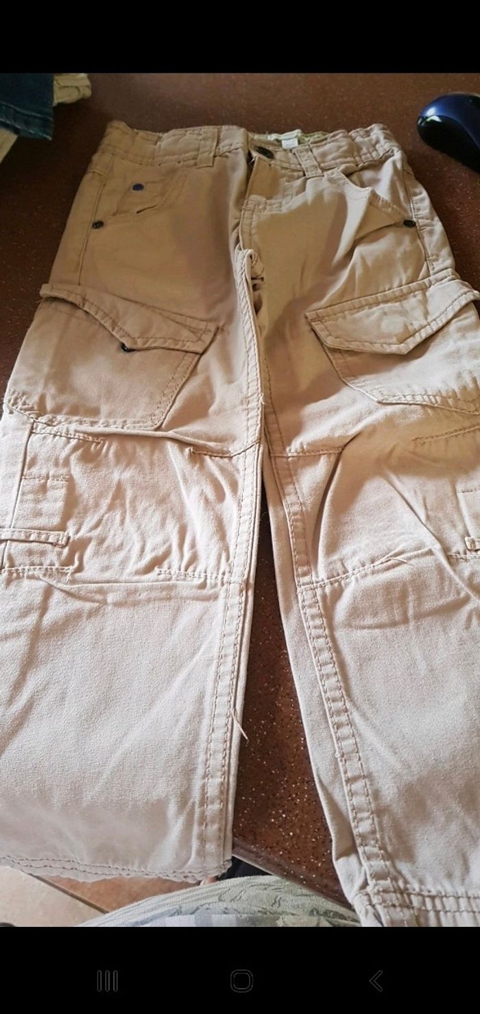 Pantalon vert baudet 4 ans