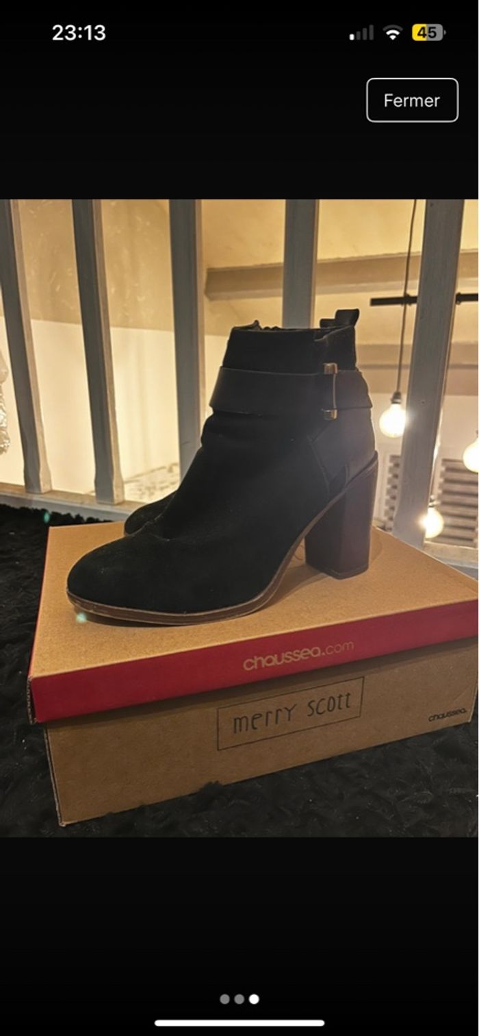 Bottes daim noire - Pimkie - photo numéro 3