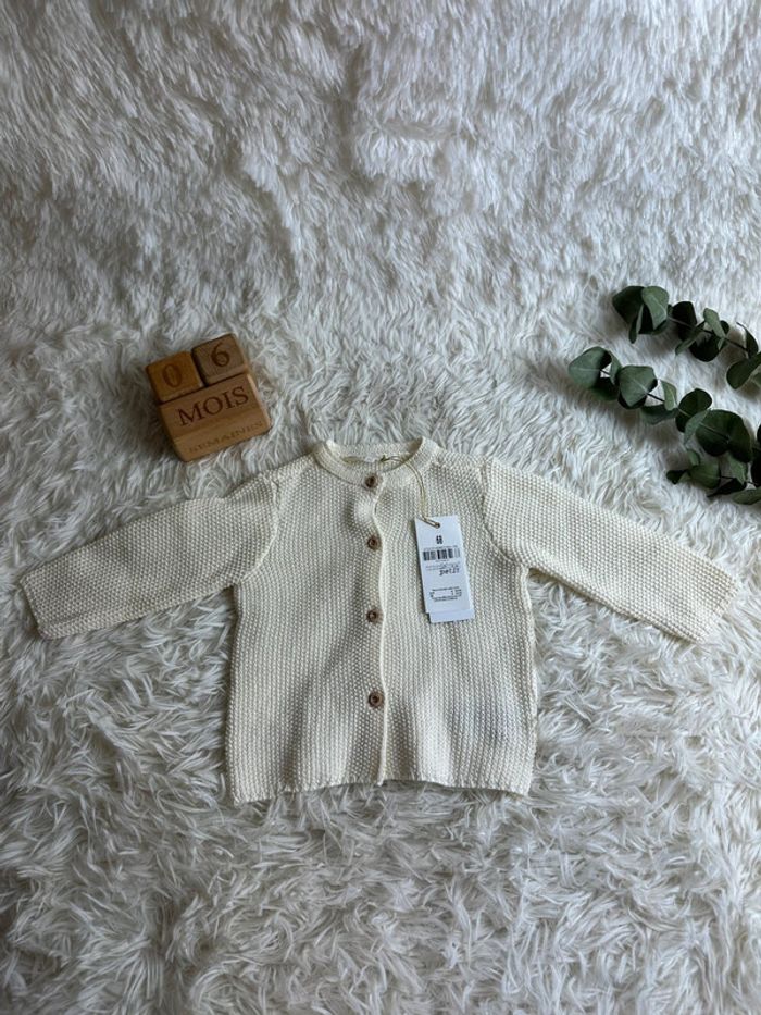 Cardigan écru Moodstreet petit taille 6 mois