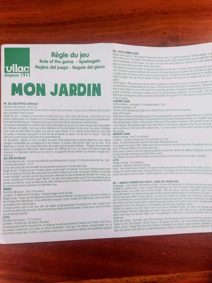 Jeu Vilac《Coffret de 4 jeux》 - photo numéro 5