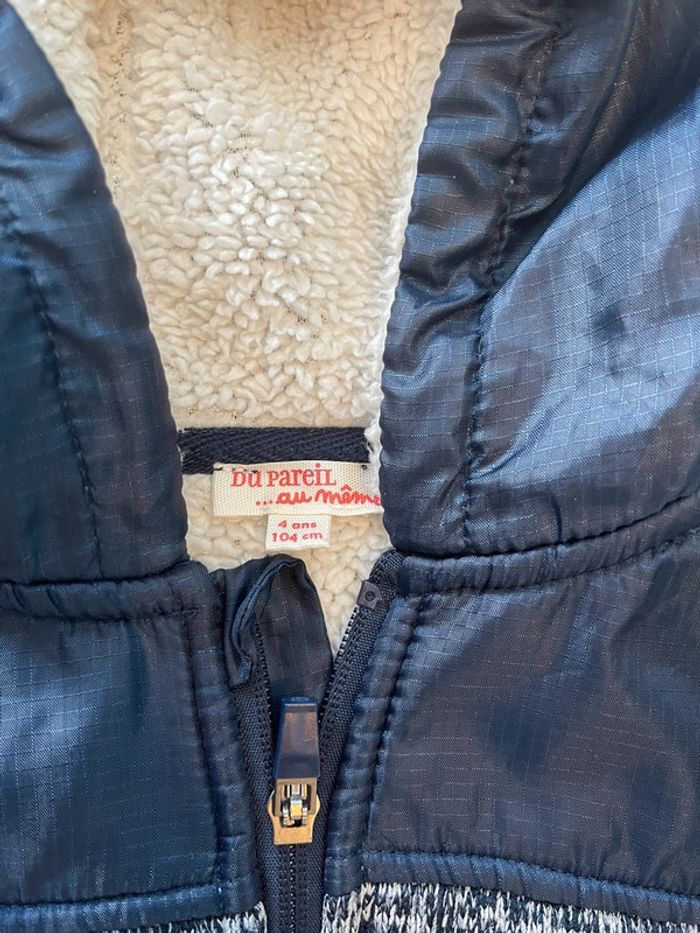Belle grosse veste intérieure molletonné 4 ans DPAM - photo numéro 3