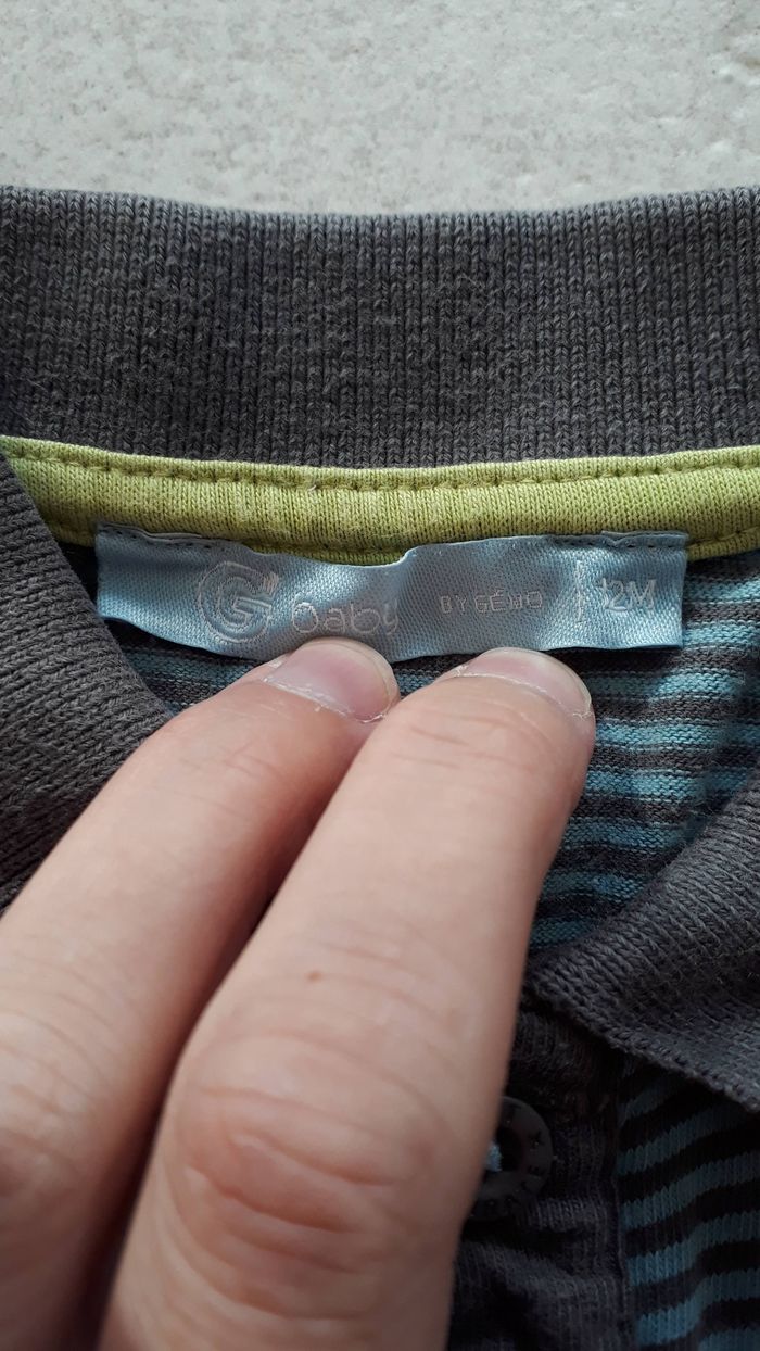 Polo rayé manche longue - photo numéro 3