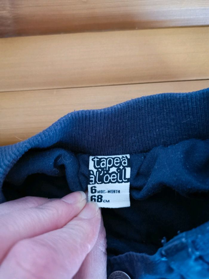 Pantalon doublé tape à l'œil 6 mois - photo numéro 2