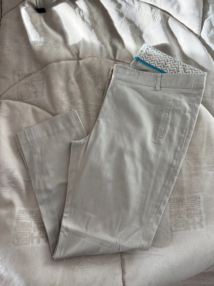 Pantalon gris clair - photo numéro 2