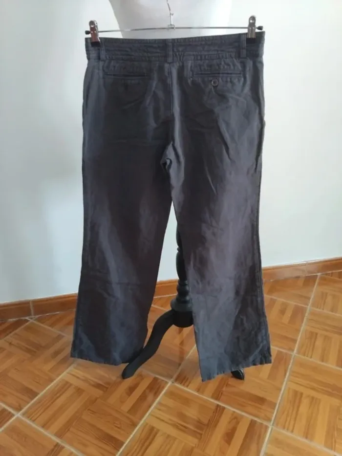 Pantalon jambes larges Lacoste t42 - photo numéro 6