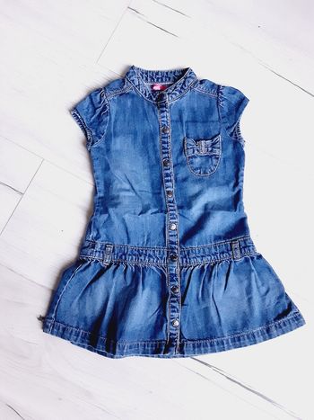 Vêtement bébé fille robe jean Tex 2ans 24 mois