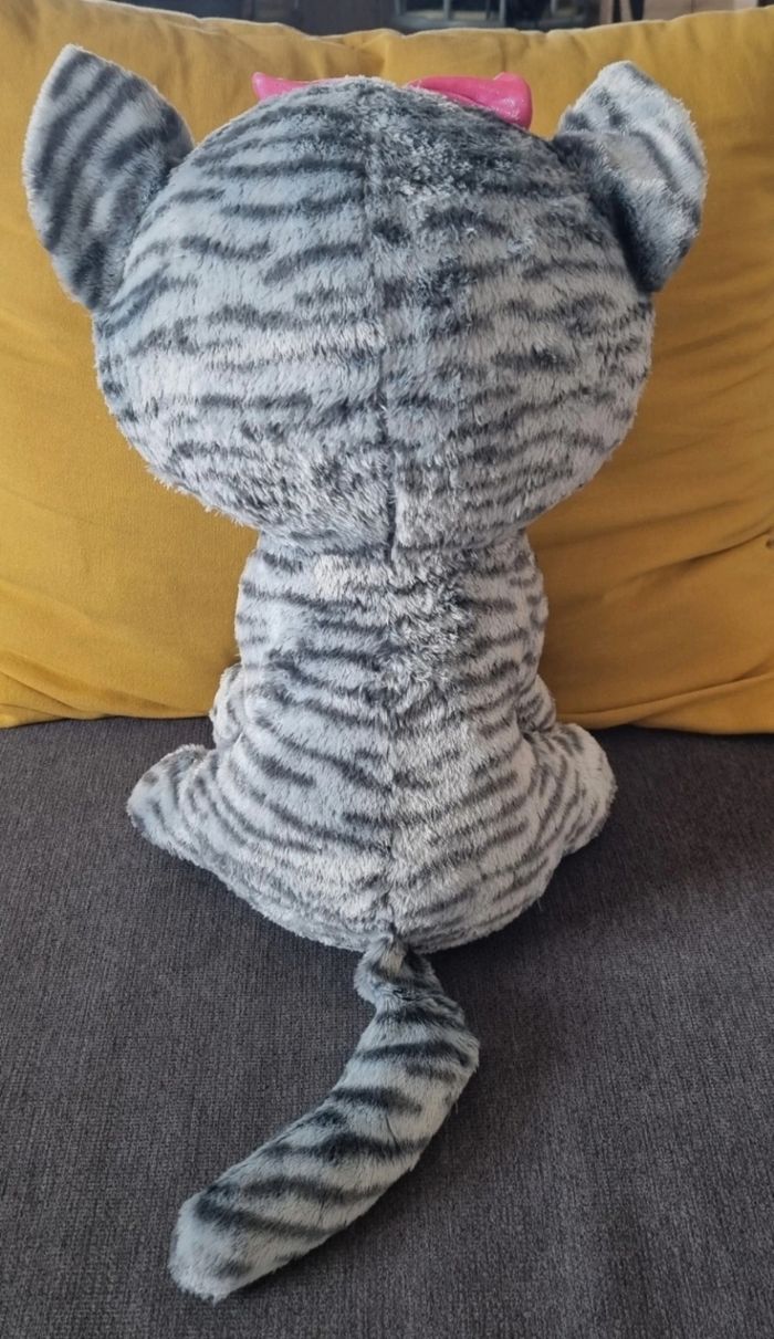 Grande peluche kiki la chatte beanie boo's 41cm - photo numéro 2