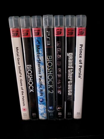 Lot 7 jeux PS3 en parfait état/ collection