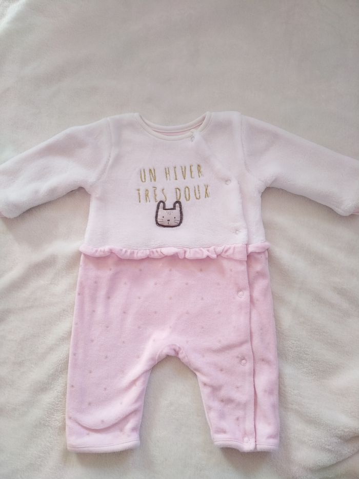 Grenouillère 3 mois sans pied