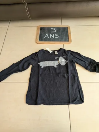 pull okaidi 3 ans