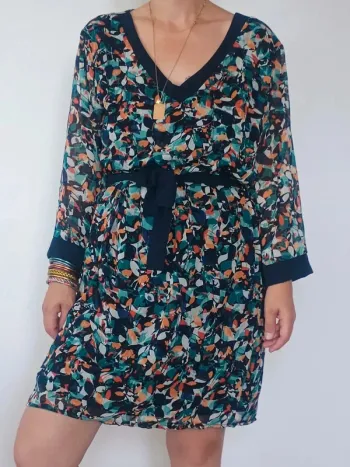 robe fleurie neuve 44