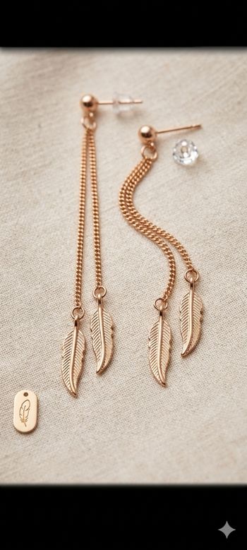 Boucles d'oreilles  fantaisie 