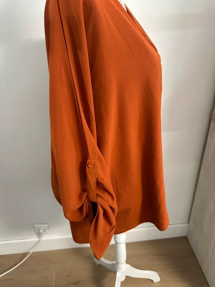 Haut oversize col V - photo numéro 3