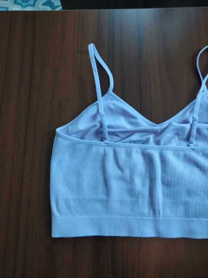 Crop top fushia Primark Taille L - photo numéro 5