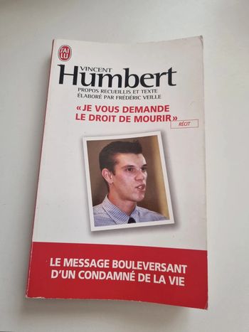 Livre de Vincent Humbert