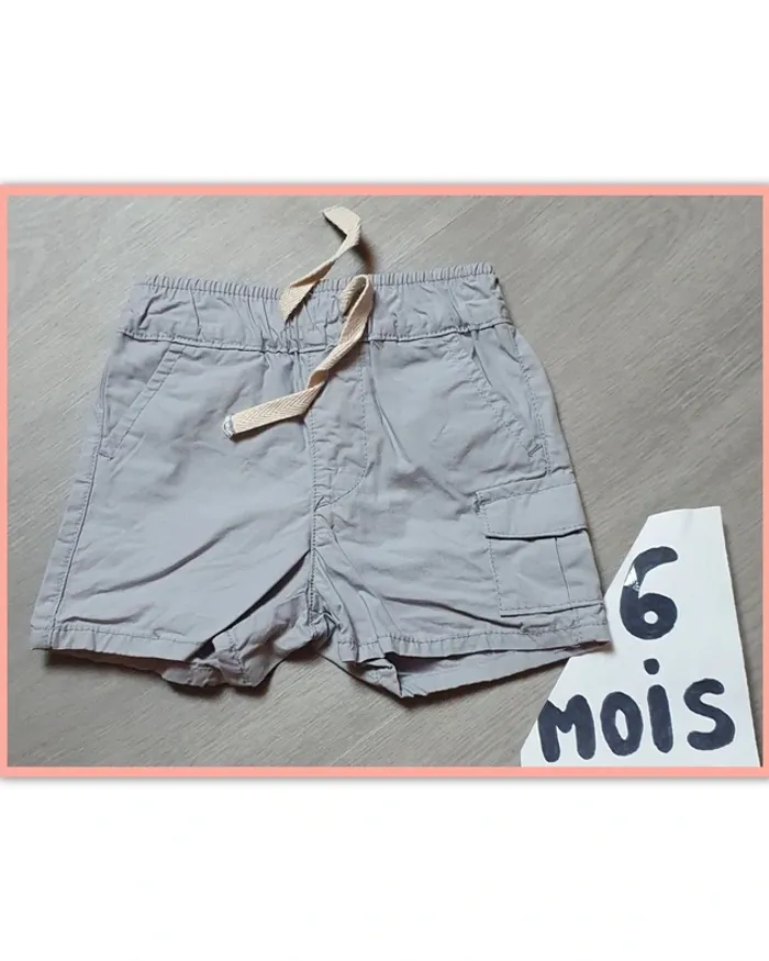 Short fin bébé garçon 6mois