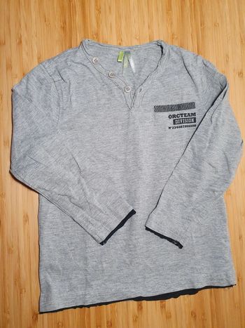 T-shirt manches longues gris Orchestra 5 ans