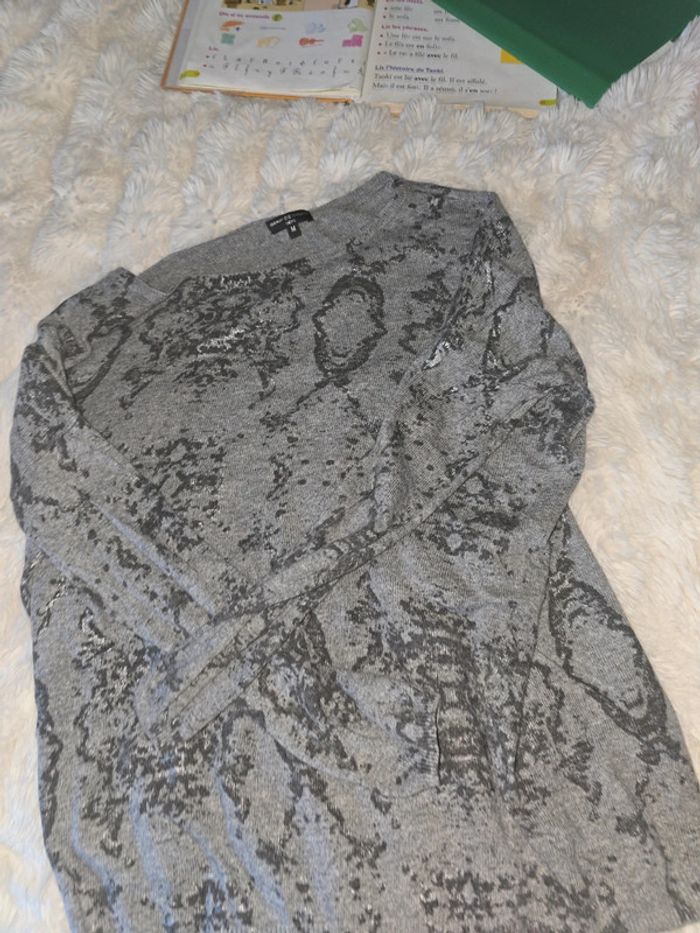 Pull gris - photo numéro 5