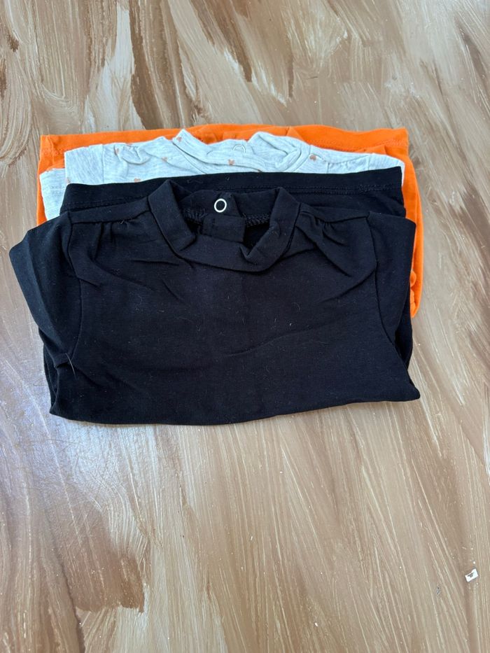 Lot 3 maillot à manche longue 3 mois