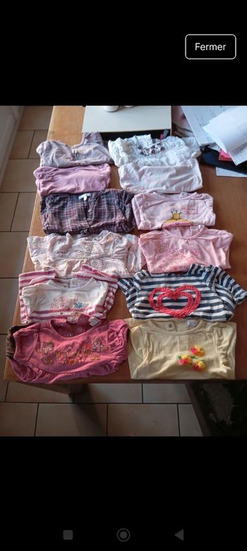 Lot tee shirt manches longues