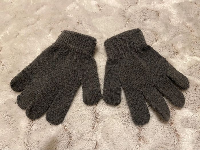 Gants gris - Carrefour - 6/9 mois