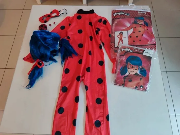 Déguisement Lady Bug taille M (6/8 ans) - photo numéro 2