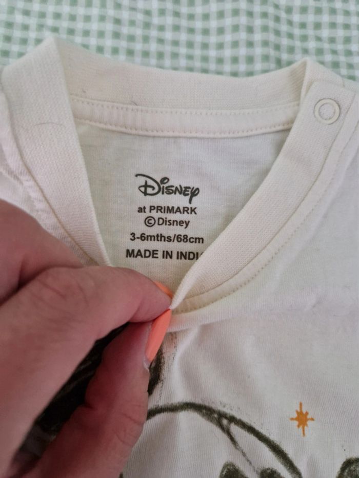 T-shirt primark disney 3/6 mois - photo numéro 3