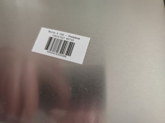 Boîte à thé de collection metal - photo numéro 4