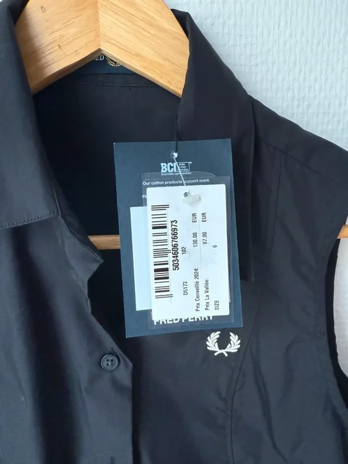 Robe Fred Perry Black - photo numéro 2