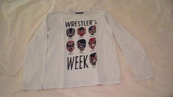 Tee shirt  manche  longue  T8A avec  dessin tete
