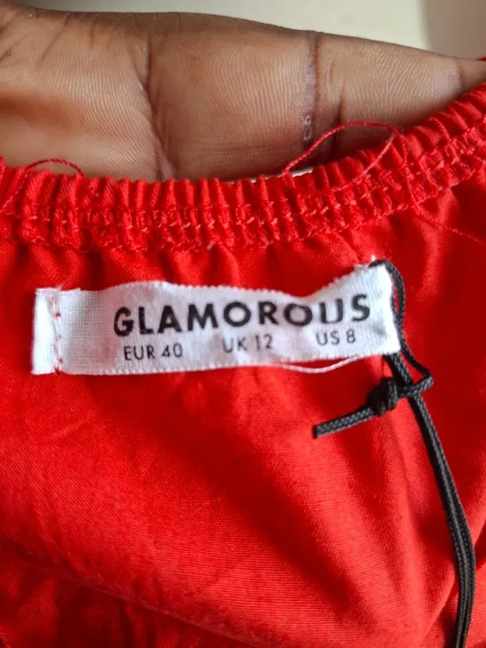 Robe rouge élégante, Glamorous, neuve, taille 40 - photo numéro 5