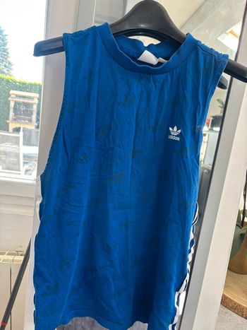 Debardeur femme adidas bleu taille 40