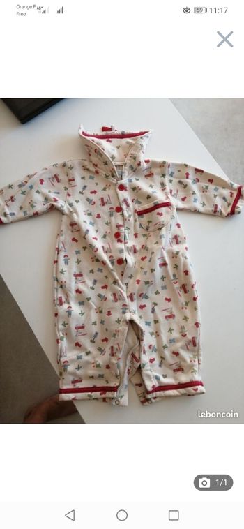Sur pyjama 12 mois