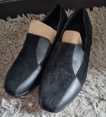 Chaussure cuir et daim